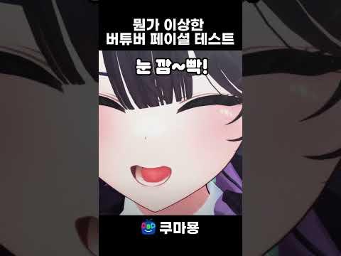 뭔가 이상한 버튜버 페이셜 테스트