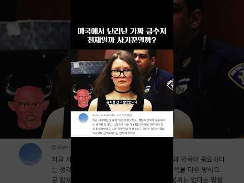 🇺🇸미국에서 난리난 가짜 금수저, 천재일까 사기꾼일까?