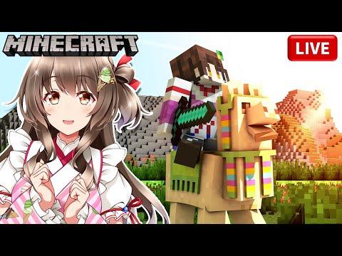 【マイクラ】メサ(荒野)を見つけたい！長距離を旅しまくって新しい場所をみつける【Minecraft 生放送】