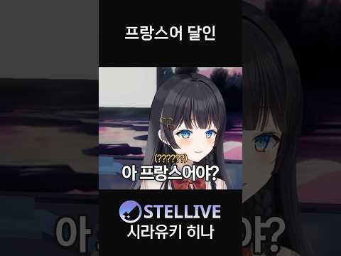 불어 고수들만 안다는 단어 #vtuber #shorts