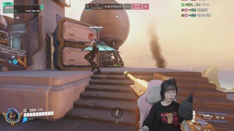 오버워치 플레미션 받음