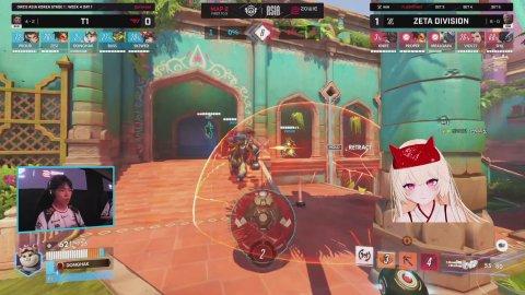 T1 VS 제타 과연 뒤집을 수 있을것인가 ..론사응원방 #OWCS